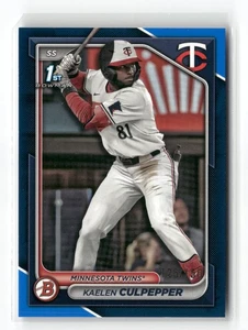 2024 Bowman Draft #BD-98 Kaelen Culpepper Blue Border #/150 - Picture 1 of 2