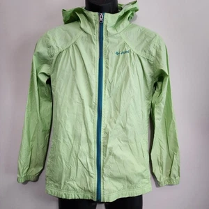 Columbia Switchback Rain Jacket Youth Girls Large Windbreaker Nylon Coat Hiking - Picture 1 of 13