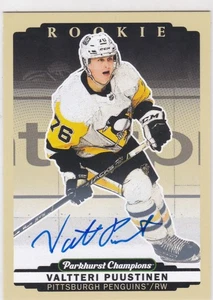 2022-23 Upper Deck Parkhurst Champions Rookies Valtteri Puustinen Rookie Auto RC - Picture 1 of 2