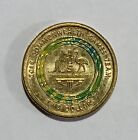 2018 $2 Gold Coast Commonwealth Games Green Coin Two Dollar gVF Lt Circ