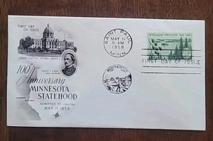 US FDC # 1106 Minnesota Statehood 1958. - Picture 1 of 6
