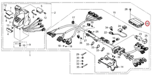 * OEM Part No. 34330-ZVP-003 * Control Unit Assembly - Genuine Honda - Picture 1 of 1