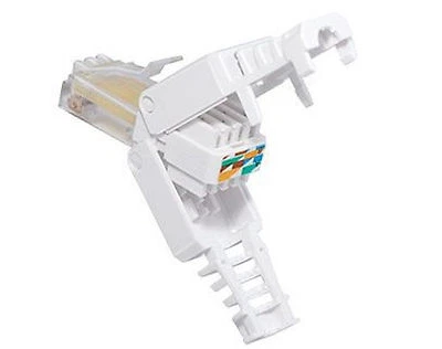 2 St . Netzwerkstecker Werkzeuglos CAT LAN UTP Kabel Stecker ohne Werkzeug  RJ45 - Bild 1 von 3