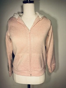 Children's Place Girls Pink Thick Jacket Sherpa Hoodie Size XL 14 Taylor Swift - Picture 1 of 5