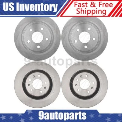 Rotores de freno de disco delanteros traseros para Bonneville Pontiac 2004 2005 Foto 1 de 4