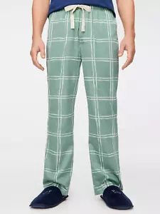 Peter Alexander Men's Sage Windowpane Long Cotton Classic Pyjama Pants Size XL - Picture 1 of 6