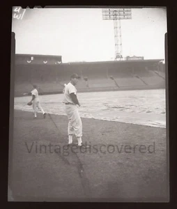 Ted Williams Boston Red Sox Fenway Park 1959 Original 4 x 5 Film Negative Photo - Imagen 1 de 3