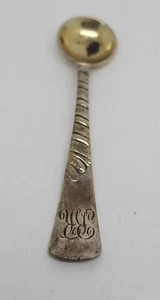 RARA CUCHARA DE SAL ESTERLINA COLONIAL GORHAM ANTIGUA 2 3/32"  - Imagen 1 de 4