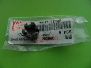 YAMAHA TY125 TY175 TY250 TWIN SHOCK TRIALS FRONT WHEEL SPINDLE NUT - Picture 1 of 1
