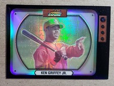 2000 Bowman Chrome Retro Refractor Ken Griffey Jr. #122 Cincinnati Reds