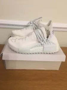 Adidas Pharrell Human Race NMD tela bianca AC7031 UK 3,5 US 4 EU 36 - Foto 1 di 6