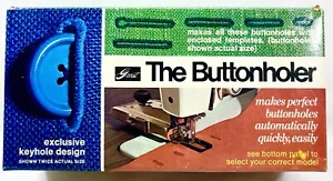 1966 Greist Buttonholer Sewing Machine Attachment #7 w/ 5 Templates Vintag 13872 - Picture 1 of 2