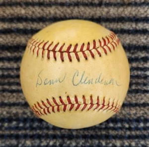 1969 World Series WS MVP NY Mets DONN CLENDENON d. 2005 signed Giles NL Baseball - Picture 1 of 6