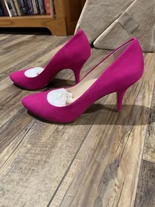 International Concepts Zitah Fuchsia Suede Pumps. New with Box. Size 10. - Picture 1 of 12