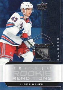 2019-20 Upper Deck Trilogy Hockey Rookie Rendition #RR-24 Libor Hajek