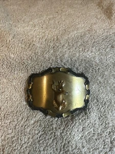 VINTAGE 1978 RAINTREE **BIG BUCK DEER HEAD** BELT BUCKLE - Picture 1 of 2