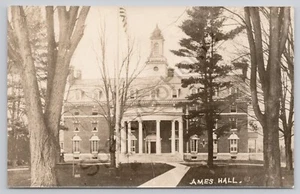 RPPC Green Mountain Junior College Ames Hall Poultney VT 1951 - Picture 1 of 2