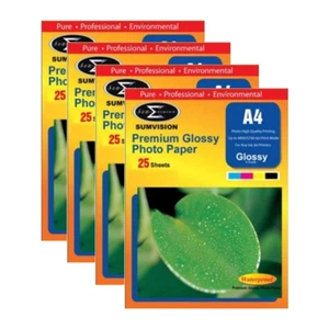 A4 Glossy Photo Paper 180GM For All Inkjet Printers - Picture 1 of 8