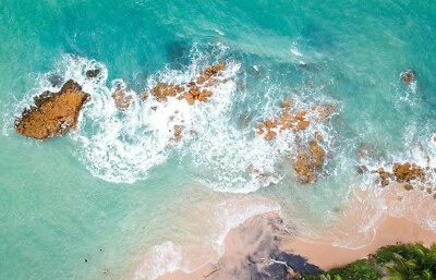 NEW BEAUTIFUL AERIAL BEACH POSTER PREMIUM WALL ART PRINT SIZE A5-A1 - Image 1 of 4