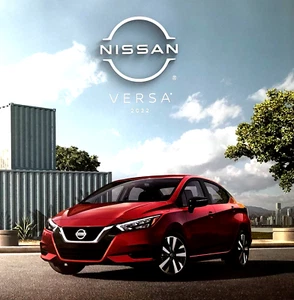 2022 NISSAN VERSA SEDAN—14 PAGE DEALER SALES BROCHURE—S/SV/SR—NEW NOS - Picture 1 of 1