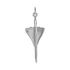 Sterling Silver Concorde Plane Charm Airplane Charms