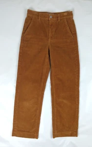 Everlane Women 0 The Corduroy Straight Leg Pants High Waisted Brown Inseam 26" - Picture 1 of 4
