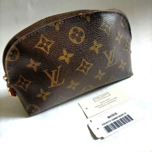 LOUIS VUITTON Pouch Cosmetic Pouch M47515 Monogram Used Auth - Picture 1 of 12