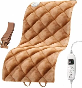 Electric Heating Pad for Back Pain,Far Infrared Therapy,Adjustable Belt Included - Picture 1 of 15