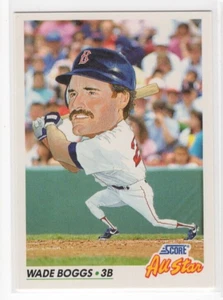 Wade Boggs 1992 puntaje béisbol All Star #434 Medias Rojas de Boston - Imagen 1 de 1