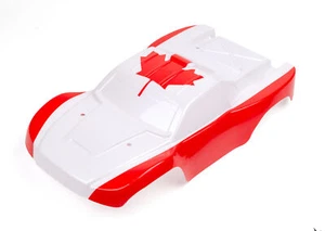 Custom Body Canada Flag Style for ProSC10 1/10 Slash Truck Car Shell Cover 1:10 - Picture 1 of 7