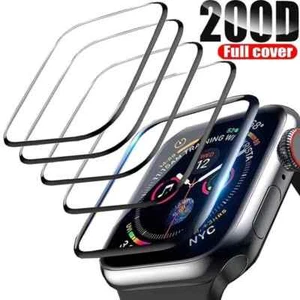 For Apple Watch 6 SE 7 8 9 Ultra 3D Full Glass Screen Protector 41/44/45/49mm - Picture 1 of 12