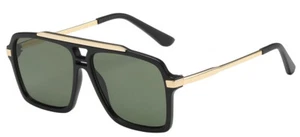 Un par de gafas de sol para hombre Manhattan 8MH87041 vintage híbridas hipster elegidas color - Imagen 1 de 6