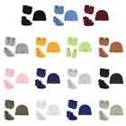 Baby Cotton Hat Gloves Foot Cover Set Single Layer Kit