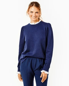 Neu mit Etikett Addison Bay Ziggy Pullover Marineblau & Weiß Größe XXS 168 $ UVP - Bild 1 von 7