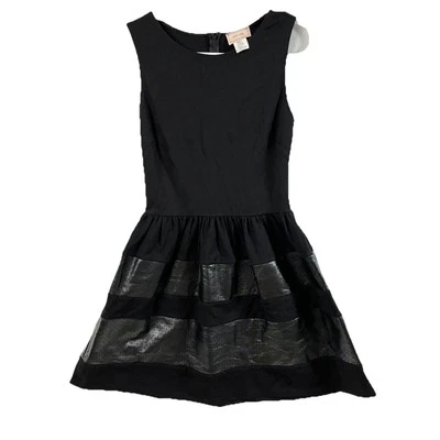 Vestido De Colección Años 90 Love Ady Para Mujer Negro Sin Mangas Pequeño Hecho en EE. UU. Cuero Foto 1 de 4