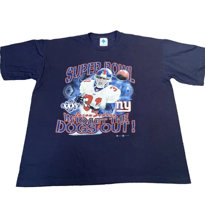 JASON SEHORN NY GIANTS VINTAGE SUPER BOWL XXXV Long Sleeve T-SHIRT Adult XXL - Image 1 of 4