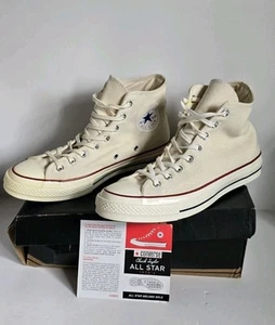 Zapatillas deportivas Converse Chuck 70 Hi Top de lona pergamino | Reino Unido talla 8 | Nuevas - Imagen 1 de 11