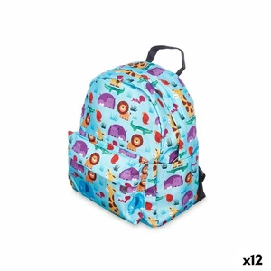 Zaino Scuola animali Multicolore 28 x 12 x 22 cm (12 Unità) - Foto 1 di 4