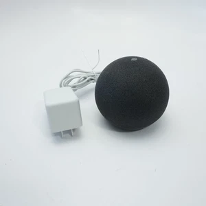 NICE! Amazon B7W64E Black Echo Dot 4th Gen Bluetooth Portable WiFi Smart Speaker - Picture 1 of 2