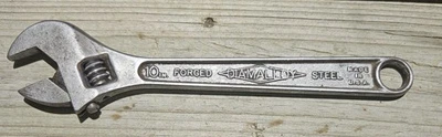 Llave ajustable de 10" | Diamond Calk Horseshoe Co | Duluth Minn EE. UU. | Herramienta de colección Foto 1 de 4