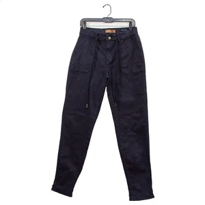 Judy Blue Women 7/28 Garment Dye Jogger Black Jeans Drawstring (fit 29"x31.5") - Picture 1 of 10