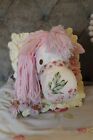 Shabby Chic Floral Horse Pony Wall Hanging Decoration