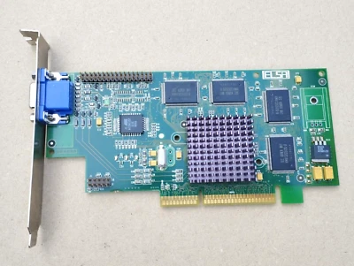 ELSA ERAZOR II-A16 | AGP 3,3V | vintage graphics adapter- nvidia riva tnt2 16MB - Image 1 of 3