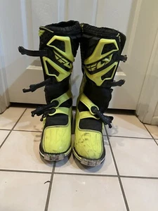 Fly Racing Maverick Motocross Offroad Boots Size 13 Men's Reinforced Steel Toe - Picture 1 of 8