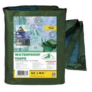 Heavy Duty Poly Tarp | 150 Gsm | Water & Uvproof | Furniture Cover | 3layered Cr - Picture 1 of 8