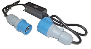 32 AMP Digital Ammeter - In-Line Amp Meter 32A Commando Plug to Socket - Picture 1 of 4