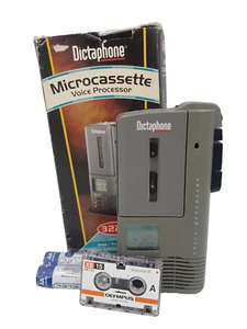 Dictaphone 3226 MicroCassette Voice Recorder Dictaphone Dictation Machine Grey - Picture 1 of 24
