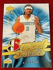 Allen Iverson Panini Prizm UD Topps Chrome Refractor PSA Gold AUTO Patch 3/4