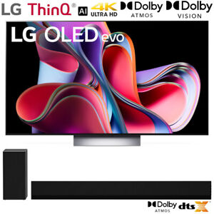 LG OLED evo G3 55" 4K Smart TV w/ LG GX 3.1 ch High Res Audio Soundbar (2023)