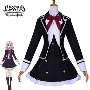 Cosplay DIABOLIK LOVERS Komori Yui School Uniforms Halloween JK Uniform Dress - Picture 1 of 12